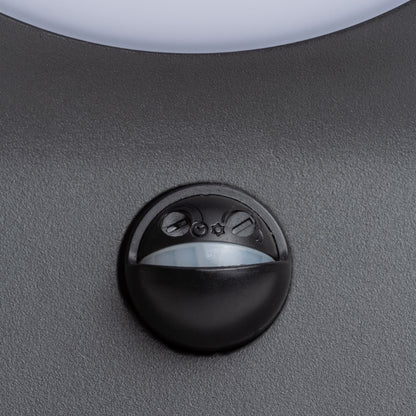 ELIA PIR | lampada da parete per esterni con sensore di movimento | LED 9W 720lm | IP44 | grigio antracite