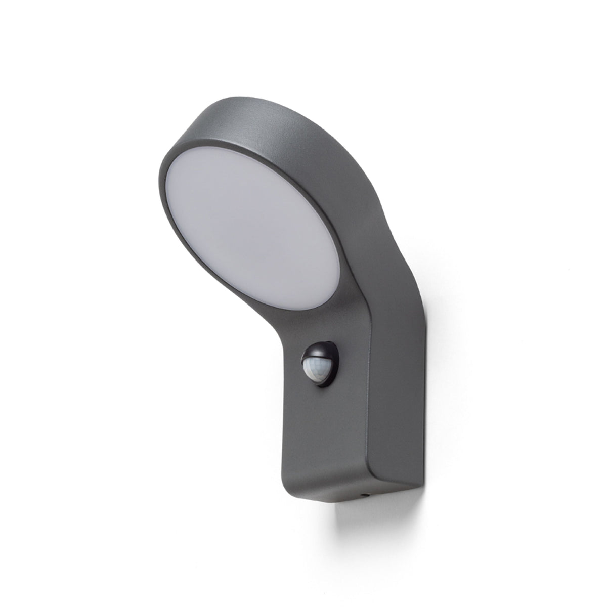 ELIA PIR | lampada da parete per esterni con sensore di movimento | LED 9W 720lm | IP44 | grigio antracite