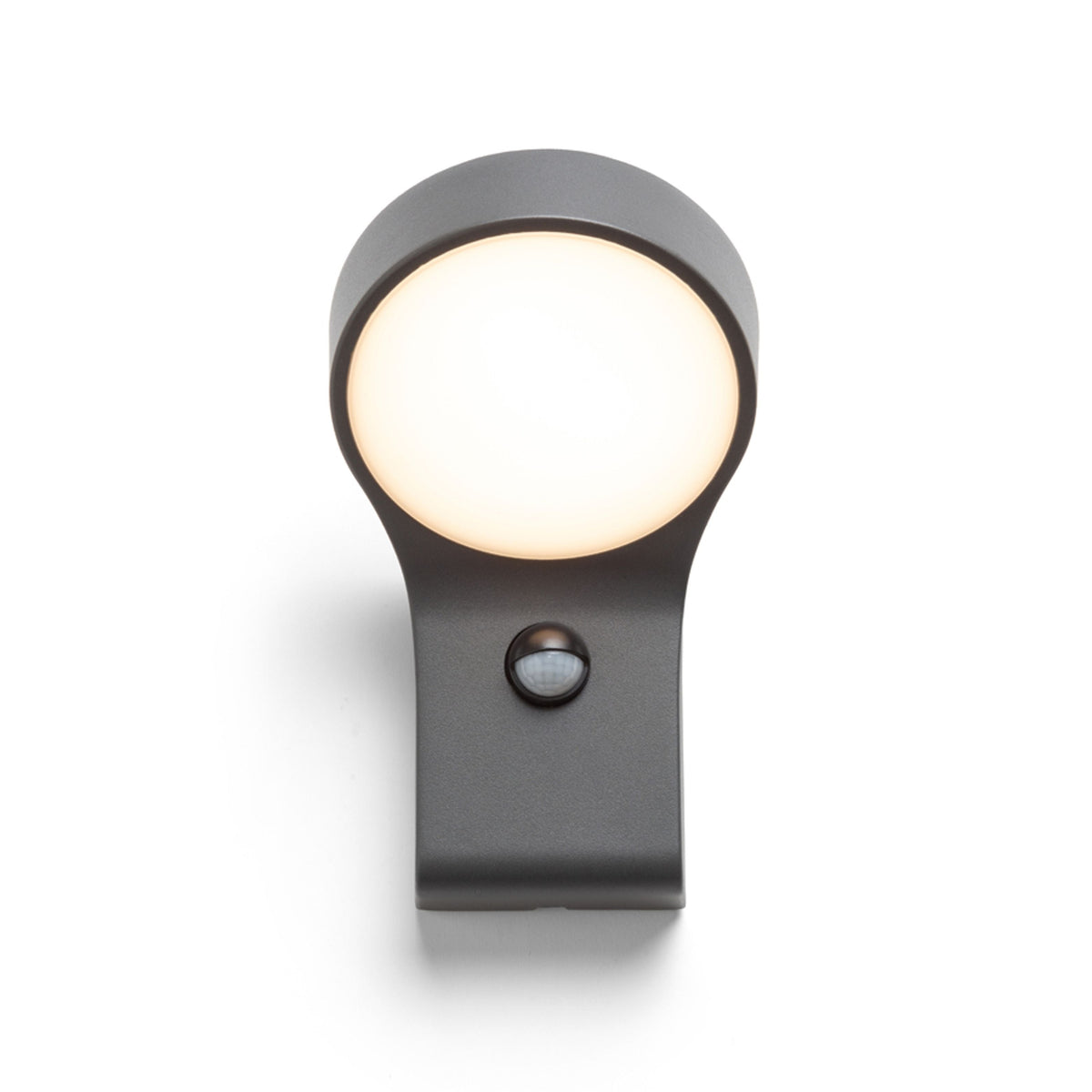 ELIA PIR | lampada da parete per esterni con sensore di movimento | LED 9W 720lm | IP44 | grigio antracite