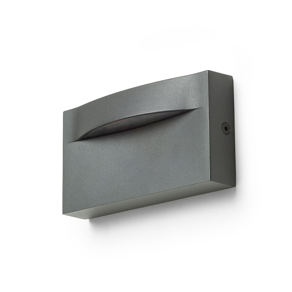 BOBO RC | applique rettangolare da esterno con luce di orientamento | LED 8W 640lm 3000K | IP65 | antracite