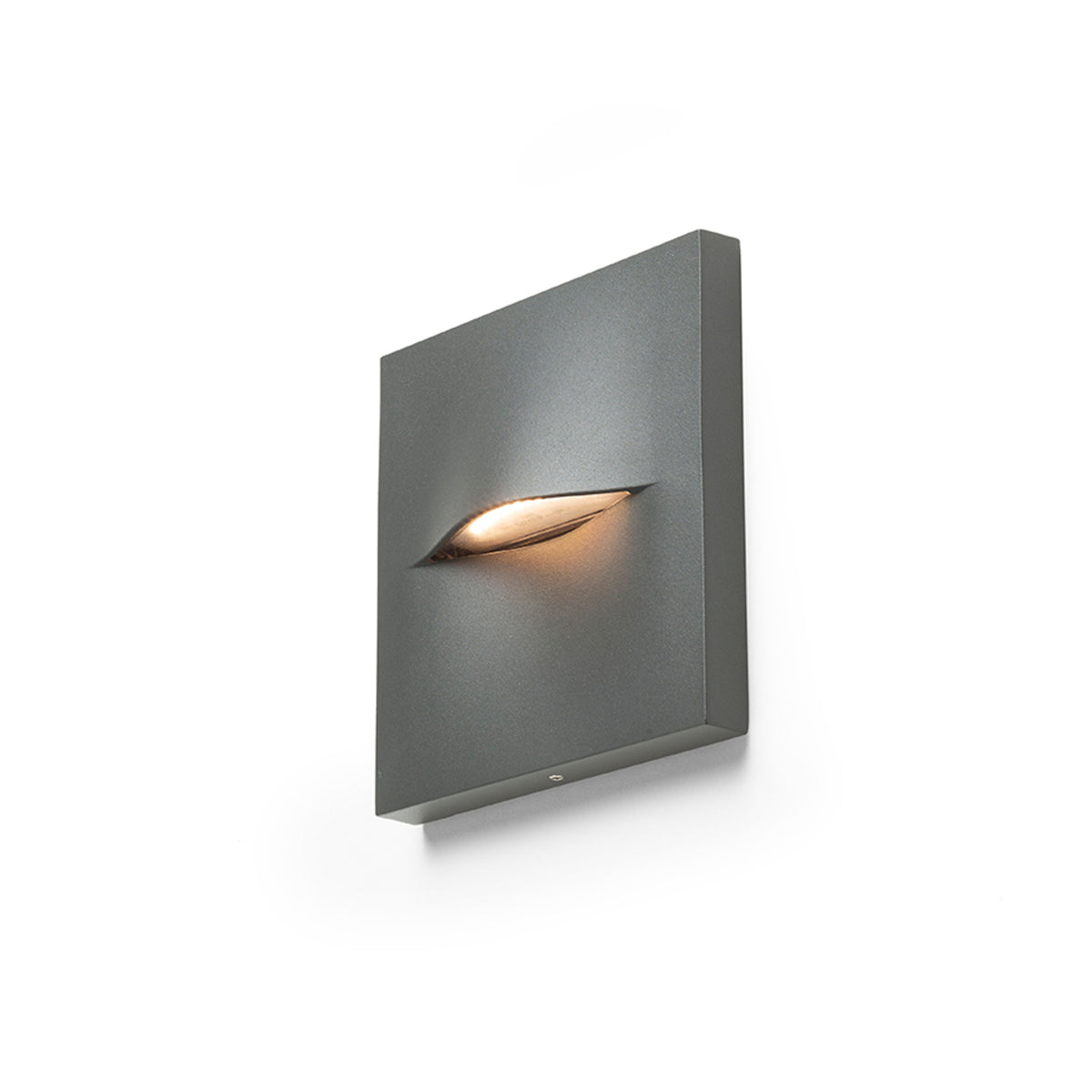 BOBO SQ | lampada da esterno quadrata di orientamento a parete | LED 3W 135lm 3000K | IP65 | antracite