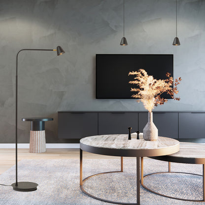 STIG | kleine LED hanglamp | 6,8W 466lm 3000K | zwart