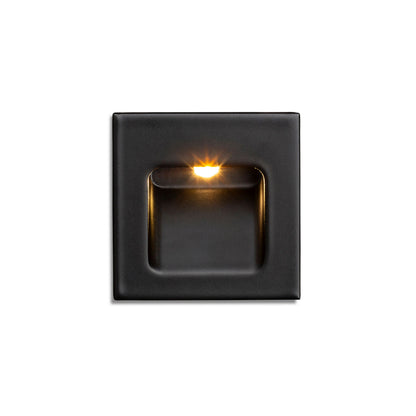 AMARO inbouw wandlamp zwart sfeerbeeld