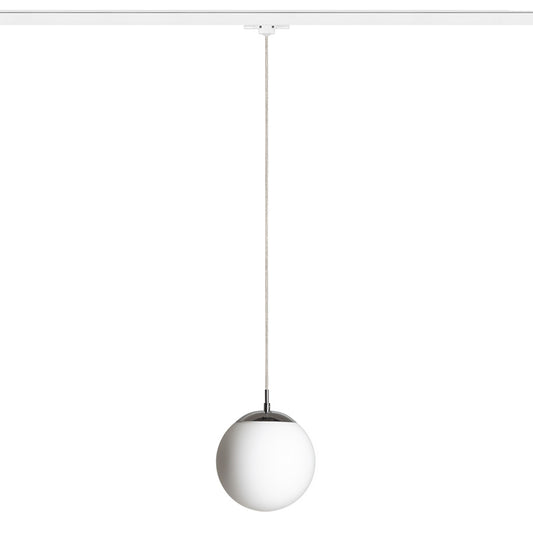 LUNA 20 | 3-Phasen Pendelleuchte | Opalglas & Chrom