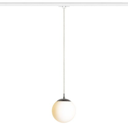 LUNA 20 | 3-fase hanglamp | opaalglas & chroom