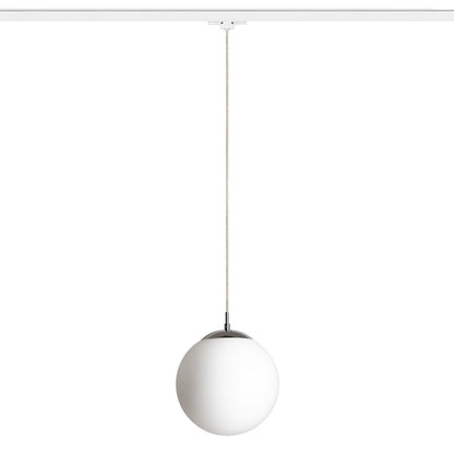 LUNA 25 | 3-fase hanglamp | opaalglas & chroom