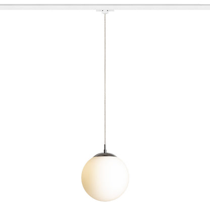LUNA 25 | 3-fase hanglamp | opaalglas & chroom