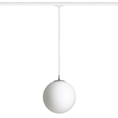 LUNA 30 | 3-fase hanglamp | opaalglas & chroom