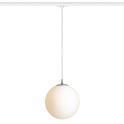 LUNA 30 | 3-fase hanglamp | opaalglas & chroom