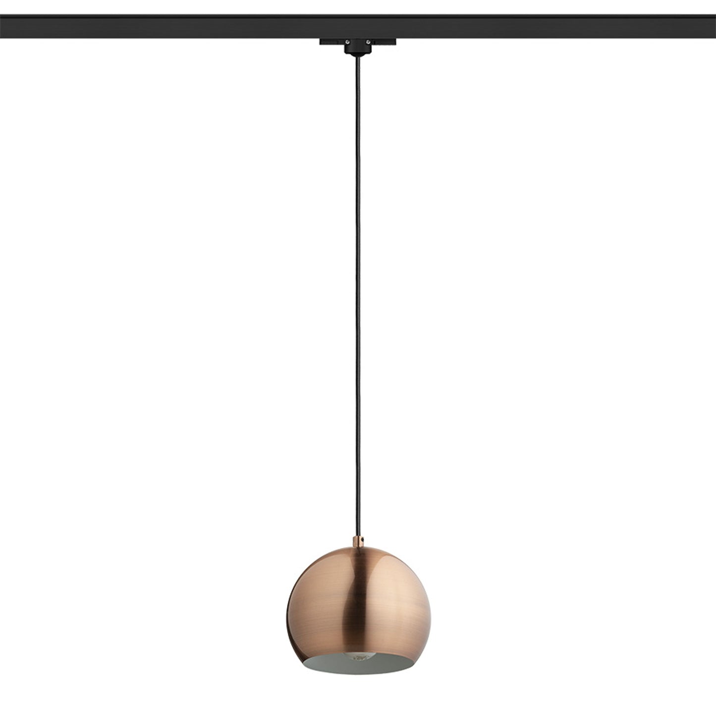 AGNETA 3-fase hanglamp geborsteld koper