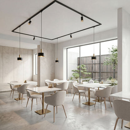 GIULIA 20 | 3-fase hanglamp | gelakt metaal, 2 kleuren