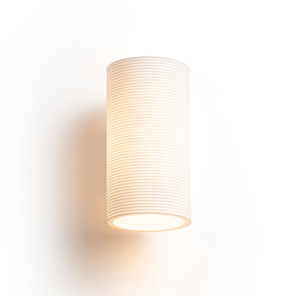 GLANS RR2 150 | 3D-geprinte wandlamp van biologisch afbreekbaar PLA | G9 | wit | met of zonder lichtbron