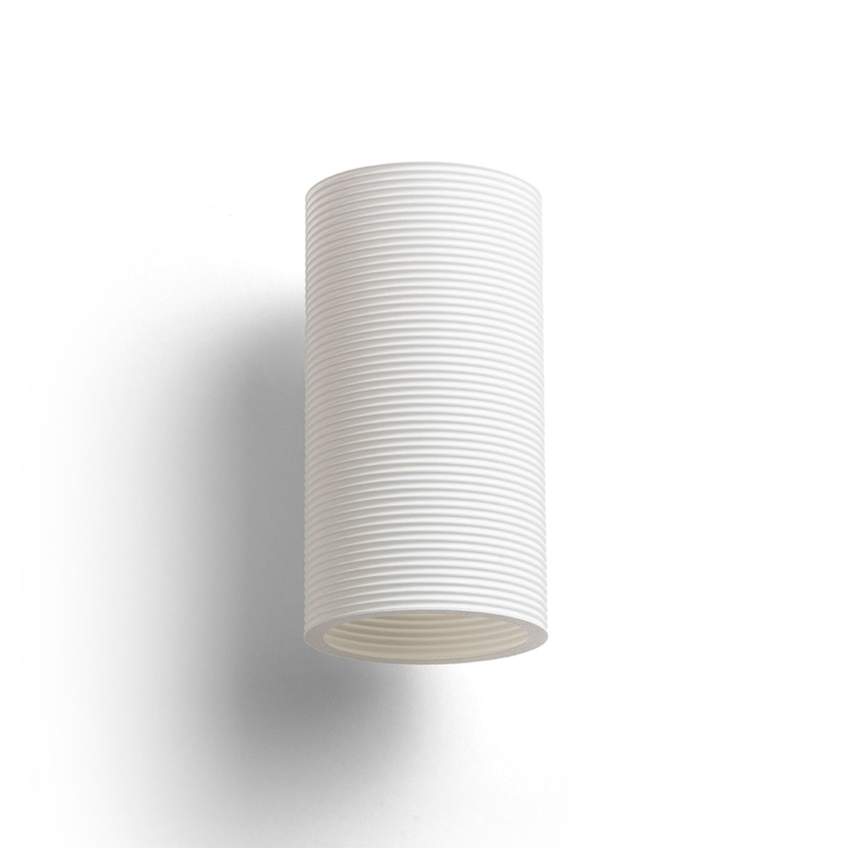 GLANS RR2 150 | 3D-geprinte wandlamp van biologisch afbreekbaar PLA | G9 | wit | met of zonder lichtbron