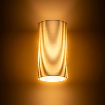 GLANS RR2 150 | 3D-geprinte wandlamp van biologisch afbreekbaar PLA | G9 | wit | met of zonder lichtbron