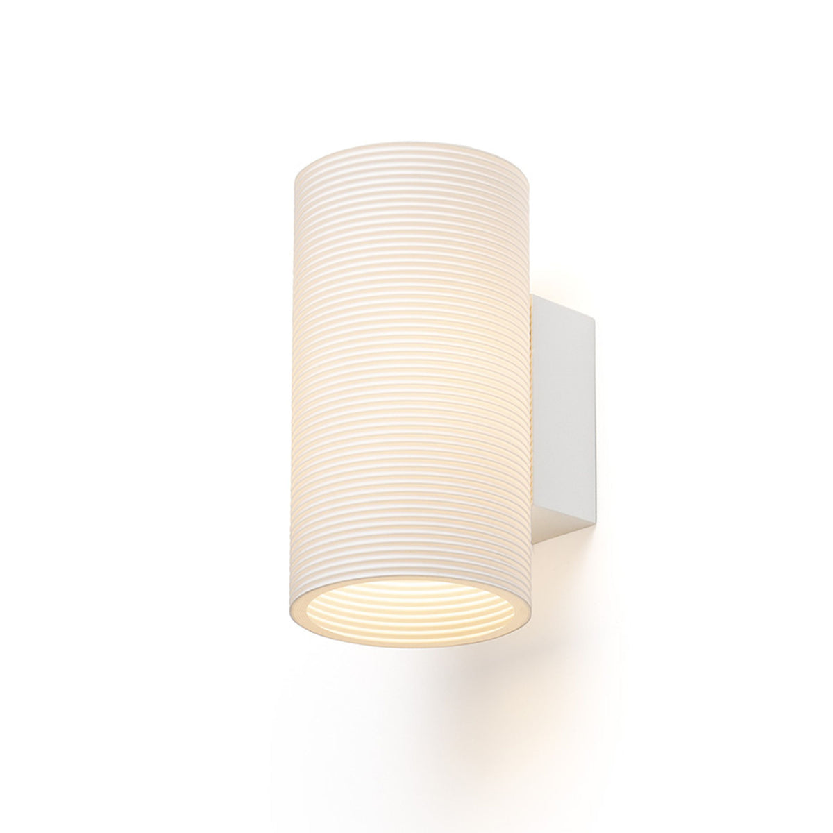 GLANS RR2 150 | 3D-geprinte wandlamp van biologisch afbreekbaar PLA | G9 | wit | met of zonder lichtbron