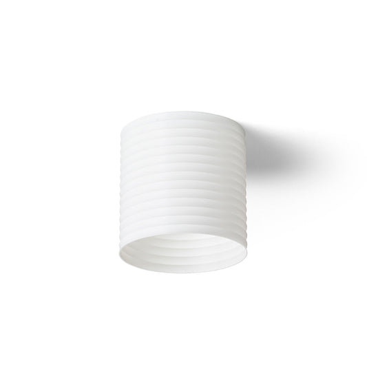 MARENGA RR4 90 | inbouwspot met 3D-geprinte kap | geintegreerde LED 6W 3000K | fijne verticale ribbels