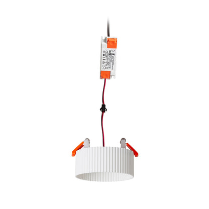MARENGA RL1 40 | foco empotrable con pantalla impresa en 3D | LED integrado de 6 W 3000 K | lamas anchas