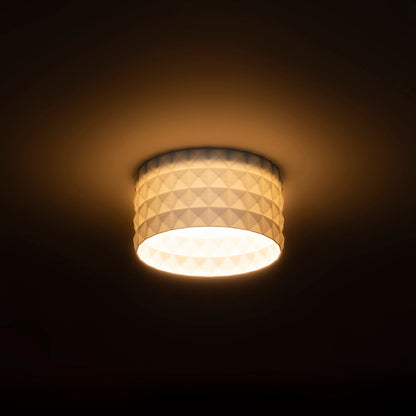 MARENGA RD4 52 | inbouwspot met 3D-geprinte kap | geintegreerde LED 6W 3000K | piramidereliëf