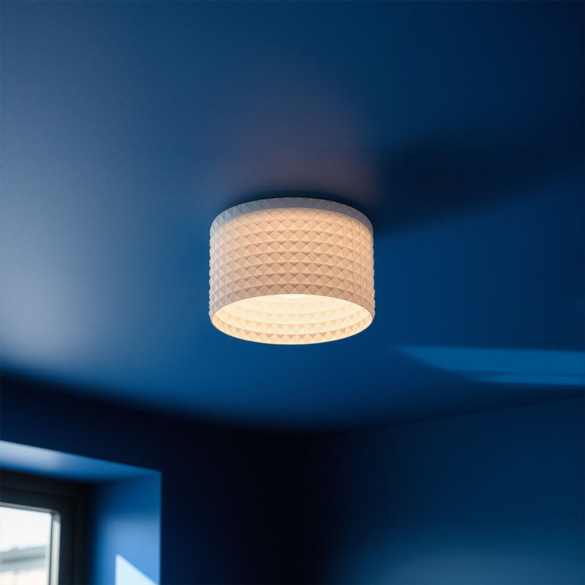 MARENGA RD3 60 | süllyesztett spotlámpa 3D-nyomtatott búrával | integrált LED 6 W 3000 K | bütykös dombormintázat