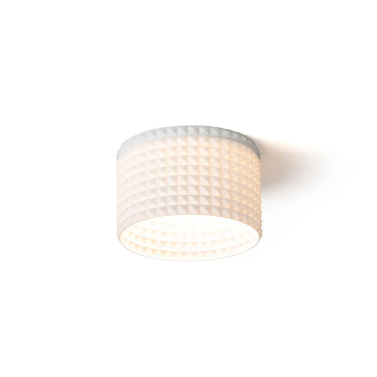 MARENGA RD3 60 | süllyesztett spotlámpa 3D-nyomtatott búrával | integrált LED 6 W 3000 K | bütykös dombormintázat