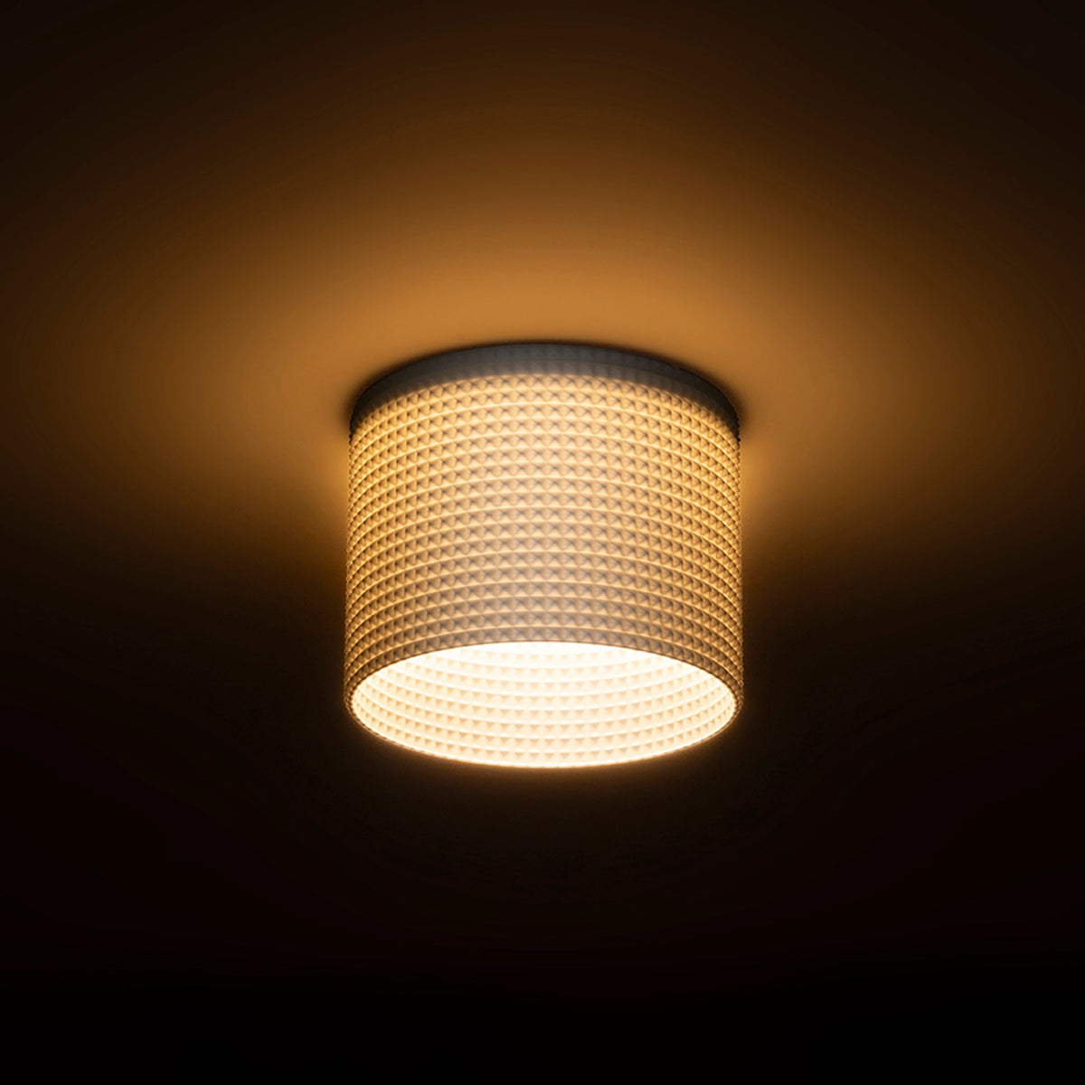 MARENGA RD1 73 | inbouwspot met 3D-geprinte kap | geintegreerde LED 6W 3000K | fijn ruitreliëf