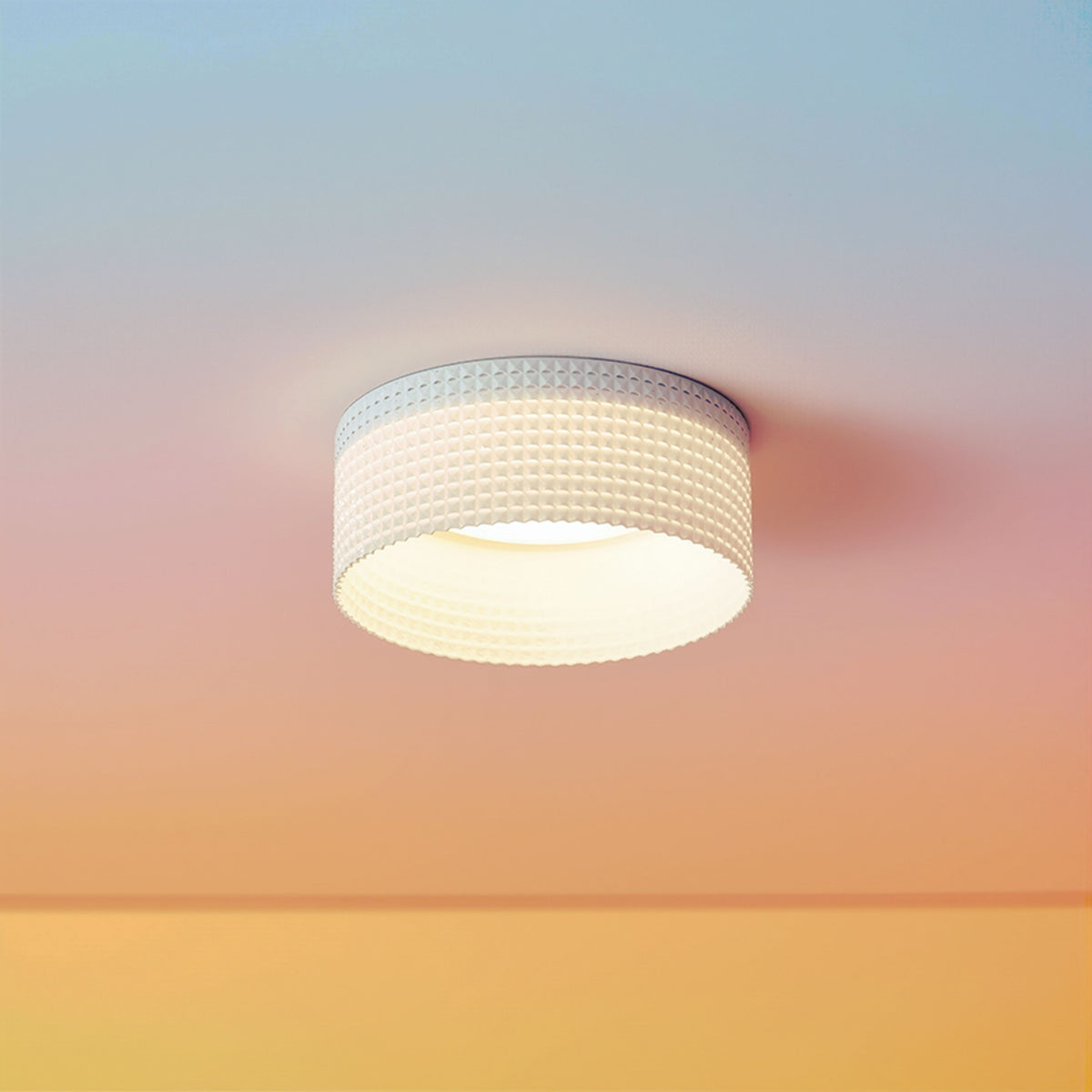 MARENGA RB1 40 | inbouwspot met 3D-geprinte kap | geintegreerde LED 6W 3000K | fijn weefselreliëf