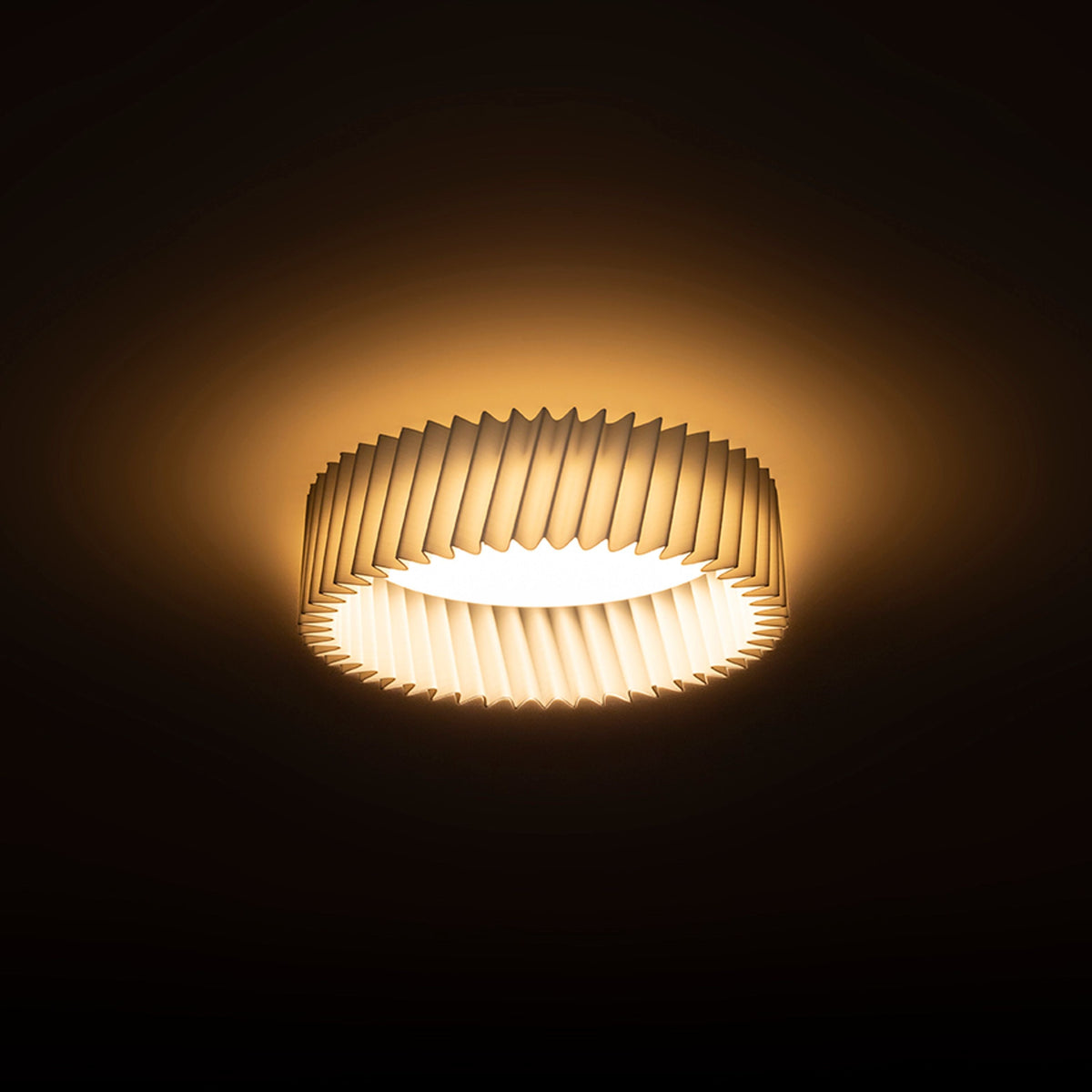 MARENGA RW1 30 | inbouwspot met 3D-geprinte kap | geintegreerde LED 6W 3000K | brede platte ribbelkap