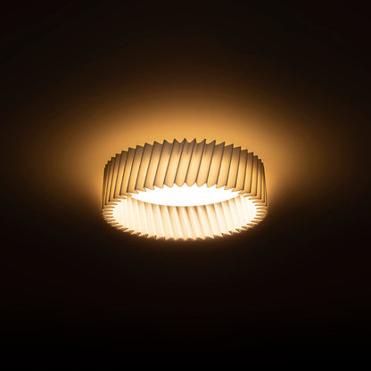 MARENGA RW1 30 | inbouwspot met 3D-geprinte kap | geintegreerde LED 6W 3000K | brede platte ribbelkap