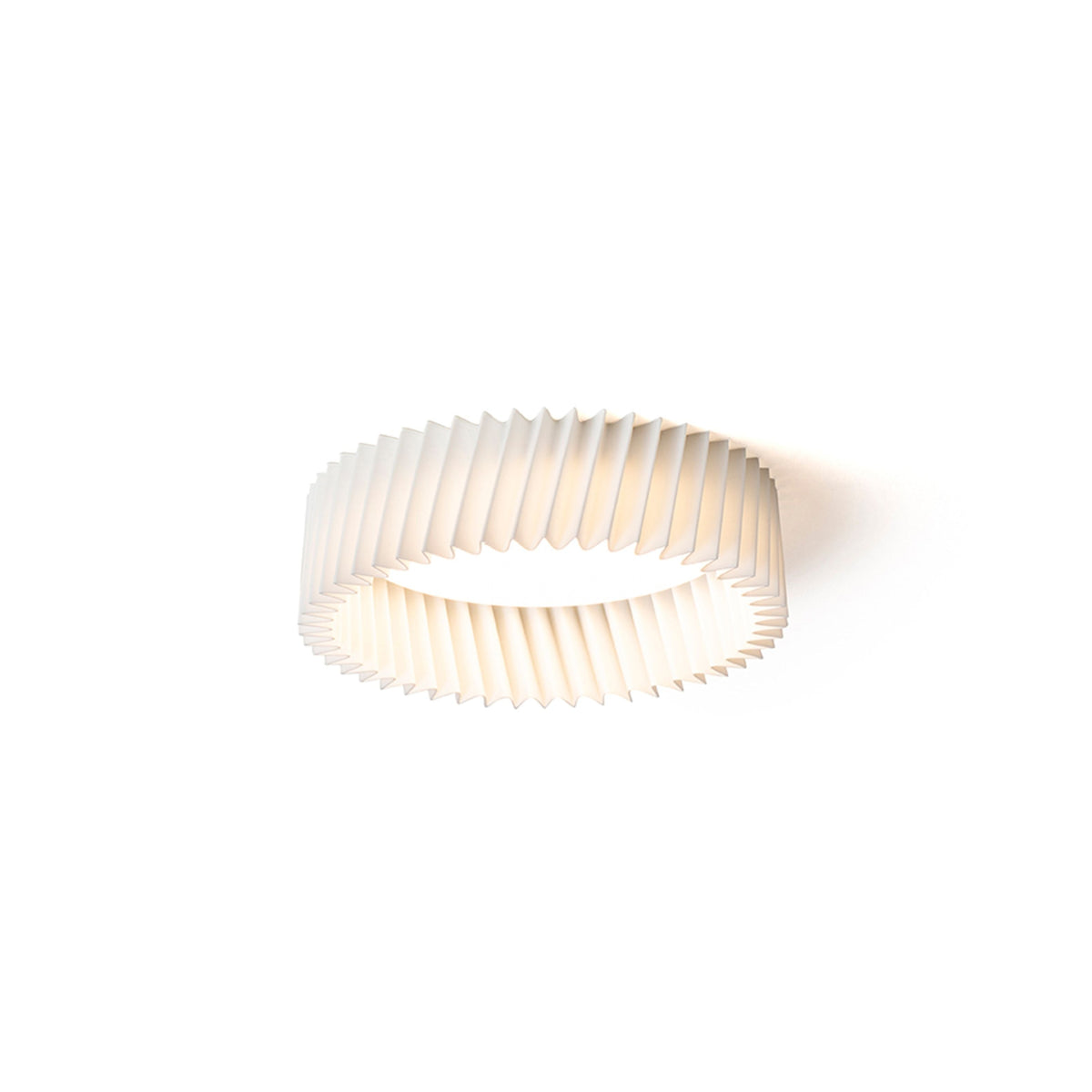 MARENGA RW1 30 | inbouwspot met 3D-geprinte kap | geintegreerde LED 6W 3000K | brede platte ribbelkap