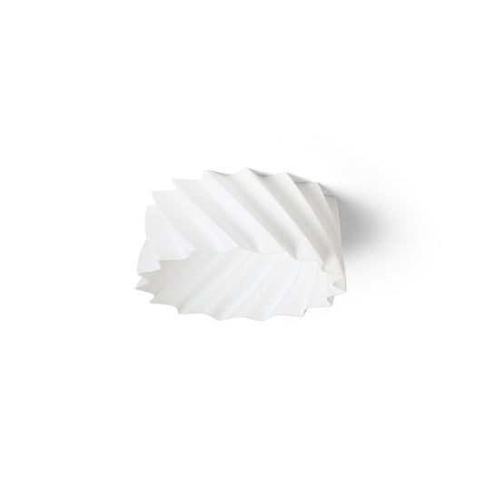 MARENGA RW2 60 | inbouwspot met 3D-geprinte kap | geintegreerde LED 6W 3000K | spiraalribbels Ø 13 cm