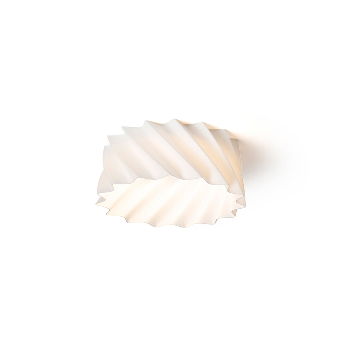 MARENGA RW2 60 | inbouwspot met 3D-geprinte kap | geintegreerde LED 6W 3000K | spiraalribbels Ø 13 cm