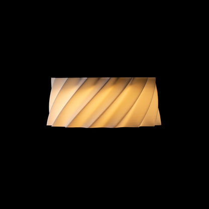 MARENGA RW2 60 | inbouwspot met 3D-geprinte kap | geintegreerde LED 6W 3000K | spiraalribbels Ø 13 cm