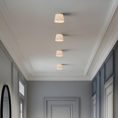 MARENGA RC1 98 | foco empotrable con pantalla impresa en 3D | LED integrado de 6 W y 3000 K | pantalla cónica retorcida