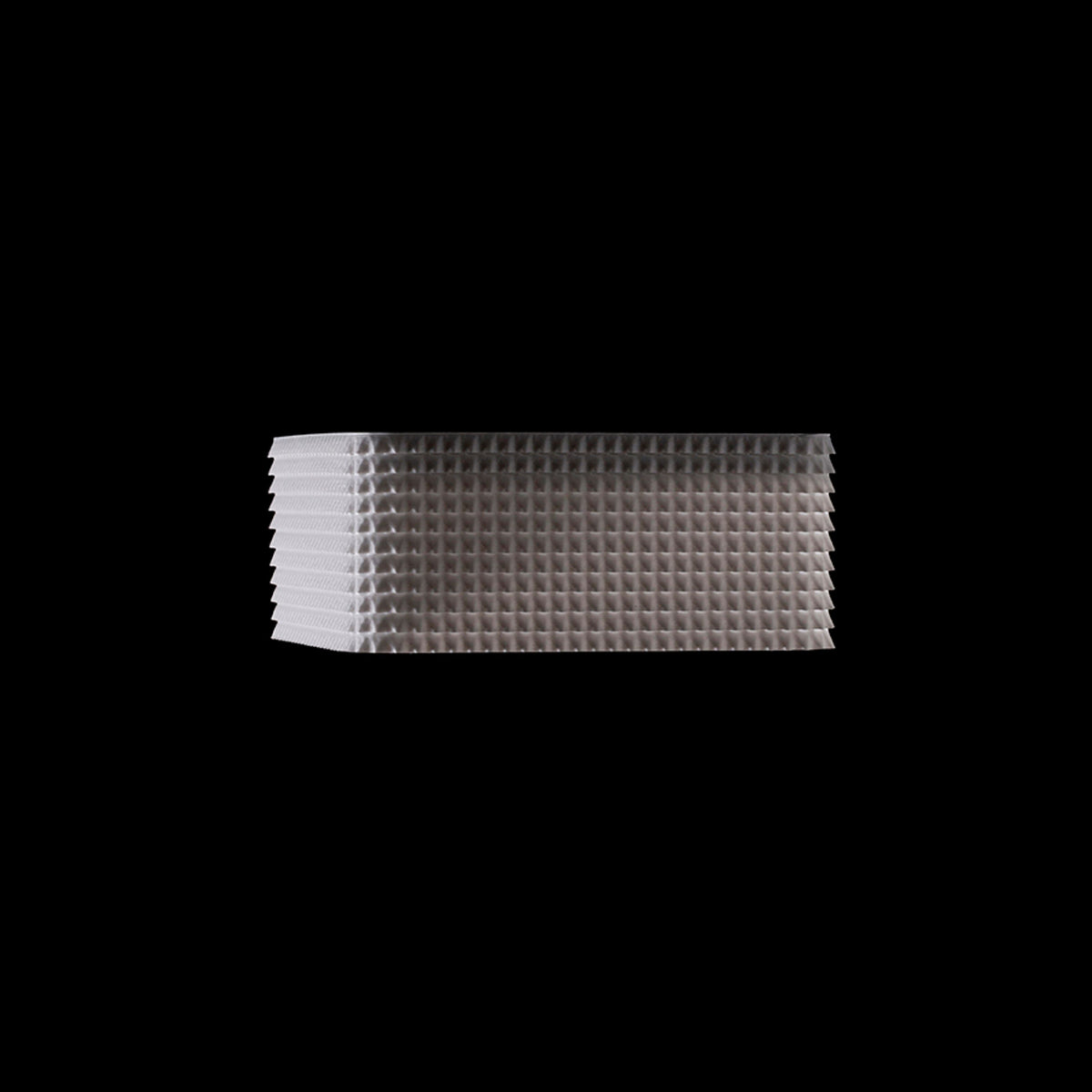 MARENGA SQB1 40 | vierkante inbouwspot met 3D-geprinte kap | geintegreerde LED 6W 3000K | weefselreliëf