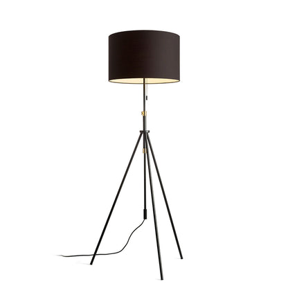 LUTON RON 55 vloerlamp zwart E27