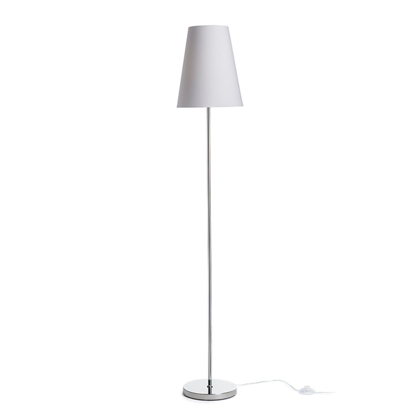 NYC CONNY 25 vloerlamp wit chroom E27