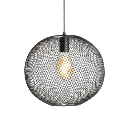 COSIR 34 | draadhanglamp bol 34 cm | E27 | zwart | met of zonder lichtbron
