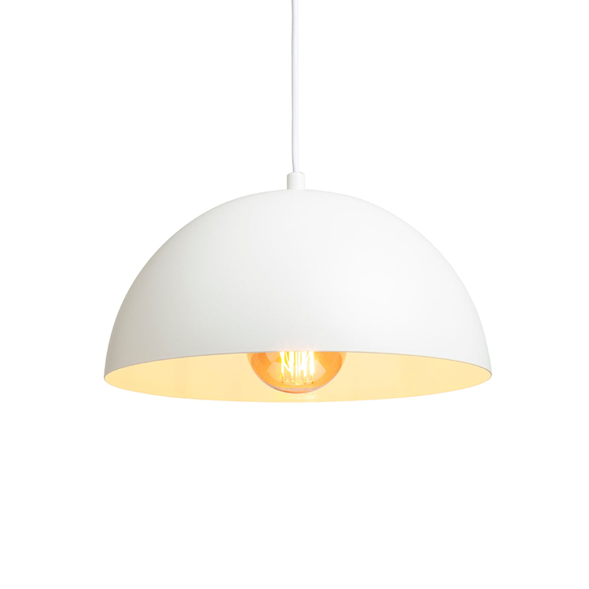 GLADYS 30 | hanglamp met metalen kap | E27 | 30 cm | vier kleurcombinaties | met of zonder lichtbron