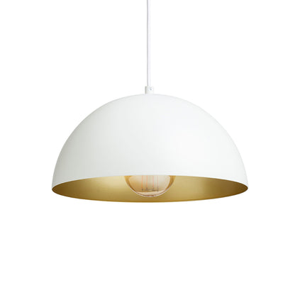 GLADYS 30 | hanglamp met metalen kap | E27 | 30 cm | vier kleurcombinaties | met of zonder lichtbron
