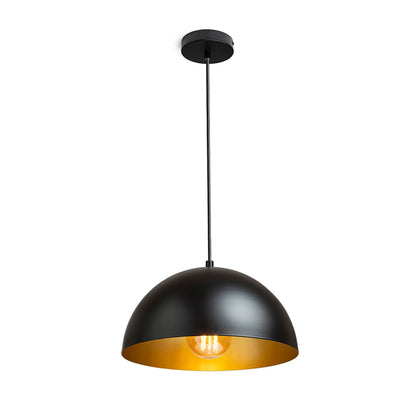GLADYS 30 | hanglamp met metalen kap | E27 | 30 cm | vier kleurcombinaties | met of zonder lichtbron
