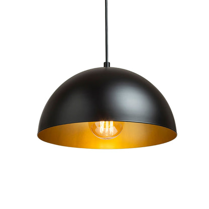 GLADYS 30 | hanglamp met metalen kap | E27 | 30 cm | vier kleurcombinaties | met of zonder lichtbron
