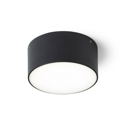 LARISA OUT 12 | buiten wand- en plafondlamp 12 cm | LED 10W 870lm CCT | IP65 | wit of zwart