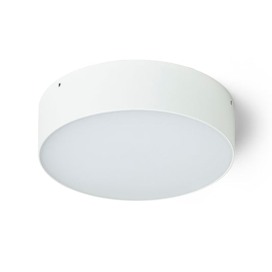 LARISA OUT 22 | utendørs vegg- og taklampe 22 cm | LED 20 W 1580 lm CCT | IP65 | hvit