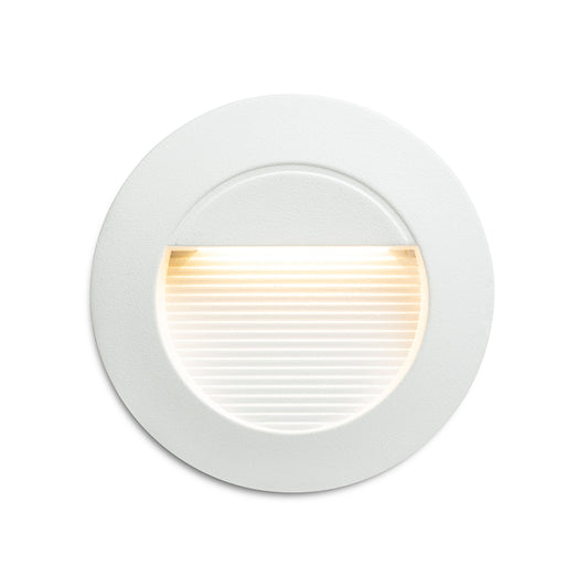 MARCO 70 inbouw wandlamp buiten wit LED 3W