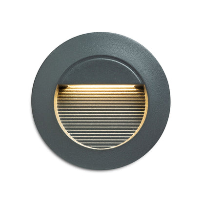 MARCO 70 | faretto da parete rotondo da incasso per esterni | LED 3W 94lm 3000K | IP65 | bianco