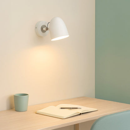 DANNY wandlamp wit mat nikkel