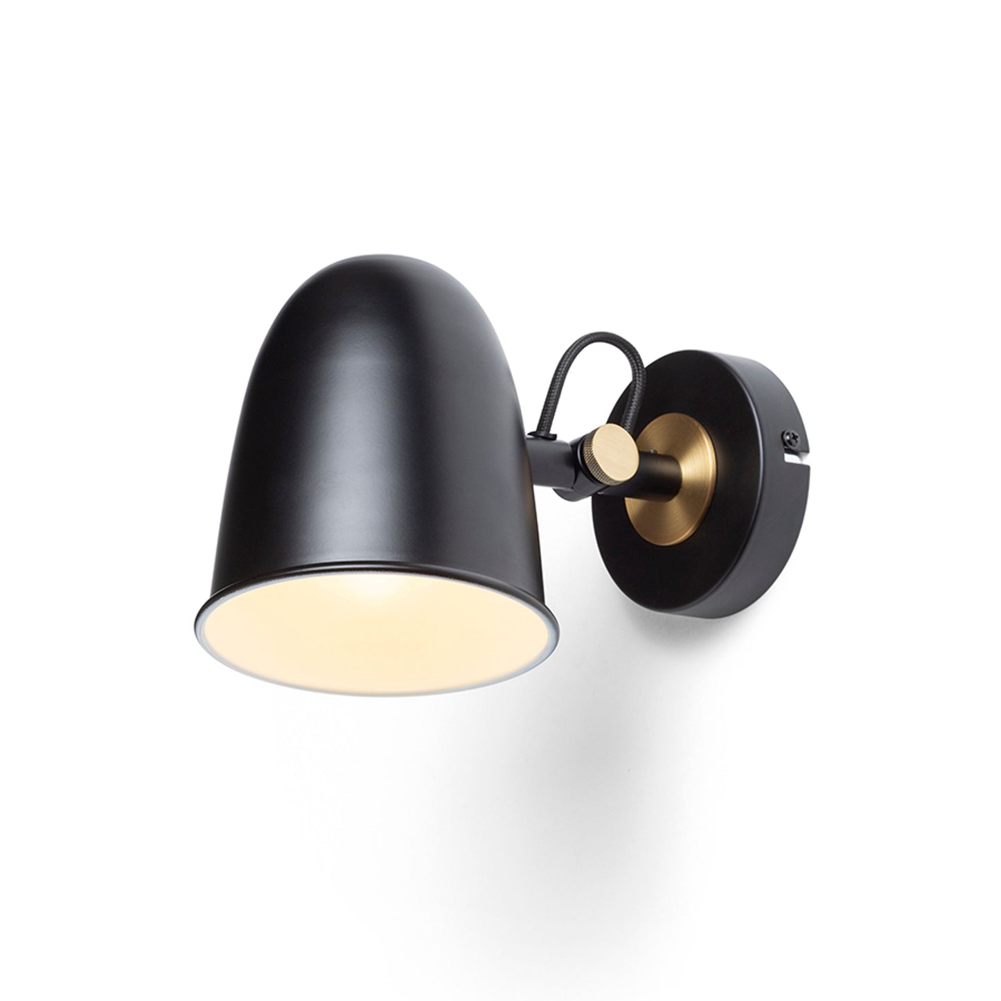 DANNY wandlamp zwart messing