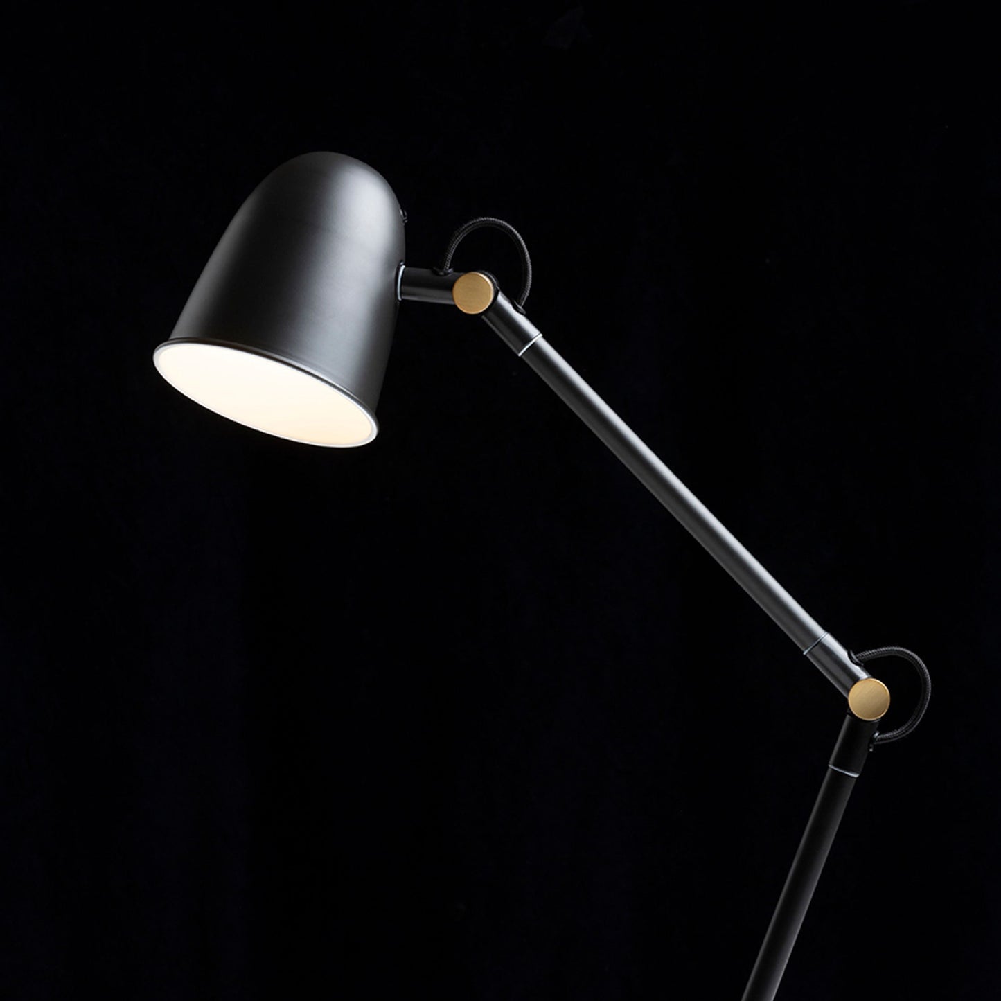 DANNY | tafellamp met dubbele arm | 2x E14 max 5W | 58 cm | 2 kleuren