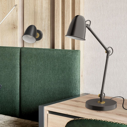 DANNY | tafellamp met dubbele arm | 2x E14 max 5W | 58 cm | 2 kleuren