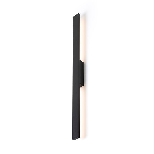 BONAREA | liniowa zewnętrzna lampa ścienna 104 cm | LED 18W 1008lm 3000K | IP54 | czarna